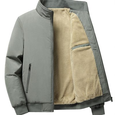 Áo Khoác Gió Lót Lông Đủ Size Từ M-8XL BS3402 Màu Đen