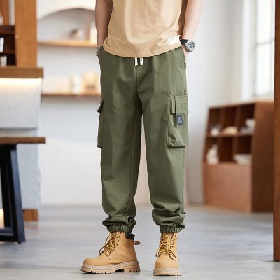 Quần Kaki Túi Hộp Đủ Size Từ 50Kg-150Kg Vải Mềm Co Giãn Ít BS3376 Màu Đen