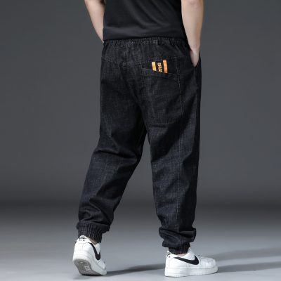 Quần Bò Big Size Ống Đứng Sành Điệu Vải Jean  Mềm Co Giãn Nhẹ BS3387 Màu Xanh Đậm