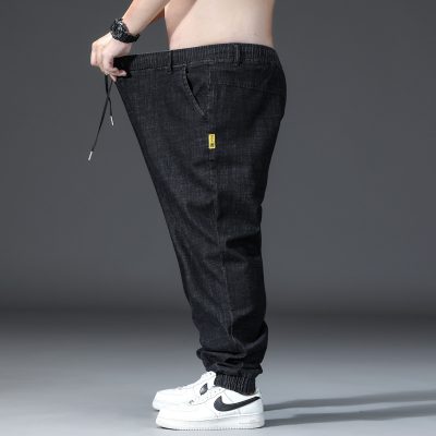 Quần Bò Big Size Ống Đứng Sành Điệu Vải Jean  Mềm Co Giãn Nhẹ BS3387 Màu Xanh Đậm