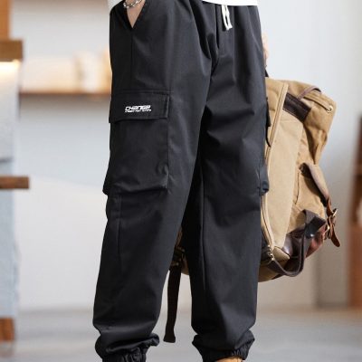 Quần Kaki Túi Hộp Đủ Size Từ 50Kg-150Kg Vải Mềm Co Giãn Ít BS3376 Màu Đen