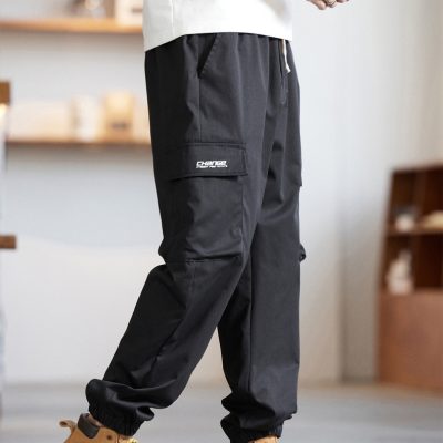 Quần Kaki Túi Hộp Đủ Size Từ 50Kg-150Kg Vải Mềm Co Giãn Ít BS3376 Màu Đen