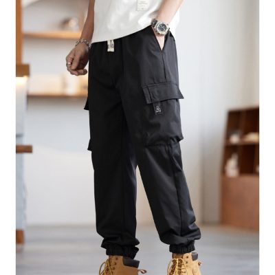 Quần Kaki Túi Hộp Đủ Size Từ 50Kg-150Kg Vải Mềm Co Giãn Ít BS3376 Màu Đen