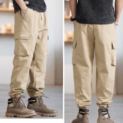 Quần Kaki Túi Hộp Đủ Size Từ 50Kg-150Kg Vải Mềm Co Giãn Ít BS3376 Màu Đen