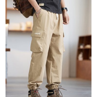 Quần Kaki Túi Hộp Đủ Size Từ 50Kg-150Kg Vải Mềm Co Giãn Ít BS3376 Màu Đen