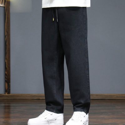 Quần Jean Ống Đứng Nam Form Rộng Co Giãn Navy BS3369  Xanh Dương Nhạt