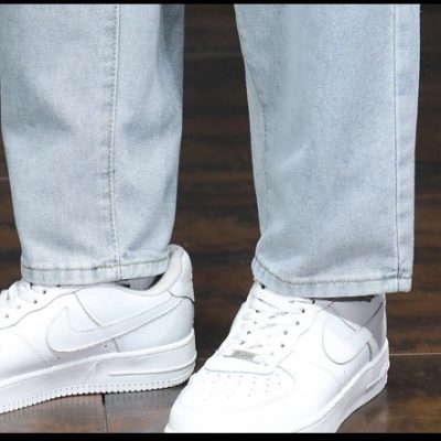 Quần Jean Ống Đứng Nam Form Rộng Co Giãn Navy BS3369  Xanh Dương Nhạt