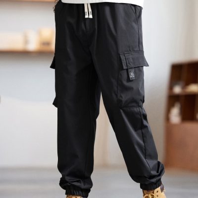 Quần Kaki Túi Hộp Đủ Size Từ 50Kg-150Kg Vải Mềm Co Giãn Ít BS3376 Màu Đen