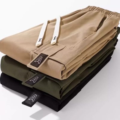 Quần Kaki Túi Hộp Đủ Size Từ 50Kg-150Kg Vải Mềm Co Giãn Ít BS3376 Màu Đen