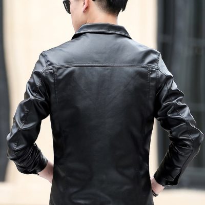 Áo Khoác Da Cừu Nam Cao Cấp – 100% Da Thật, 3 Màu Độc Đáo 2026 BS3427AKD61 Đen