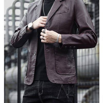 Áo Da Nam Đẹp – 100% Da Cừu Thật Cao Cấp & Sang Trọng BS3426AKD60 Đen