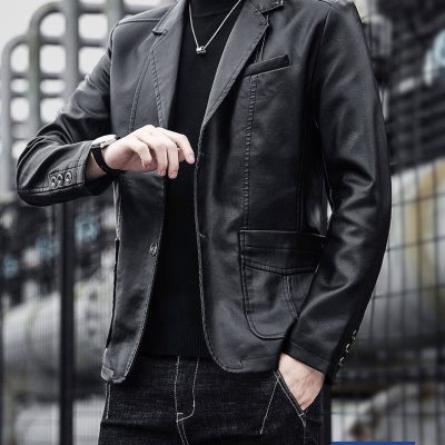 Áo Da Nam Đẹp – 100% Da Cừu Thật Cao Cấp & Sang Trọng BS3426AKD60 Đen