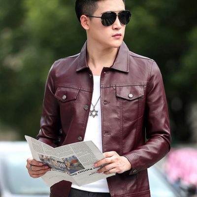 Áo Khoác Da Cừu Nam Cao Cấp – 100% Da Thật, 3 Màu Độc Đáo 2026 BS3427AKD61 Đen