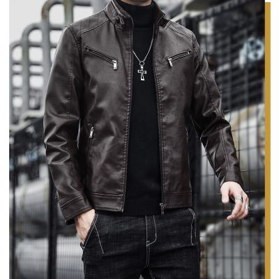 Áo Khoác Nam Da Cừu Thật 100% Phong Cách Năng Động Lịch Lãm BS3421 Đen Có Lót Lông