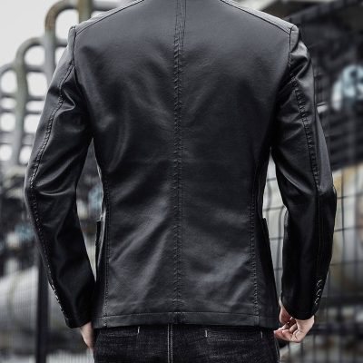 Áo Da Nam Đẹp – 100% Da Cừu Thật Cao Cấp & Sang Trọng BS3426AKD60 Đen