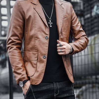 Áo Da Nam Đẹp – 100% Da Cừu Thật Cao Cấp & Sang Trọng BS3426AKD60 Đen