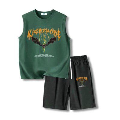 Bộ Đồ Thun Ba Lỗ Big Size Navy BSX1898 Bộ Xanh Rêu: Thoải Mái Tối Đa, Phù Hợp Mọi Vóc Dáng