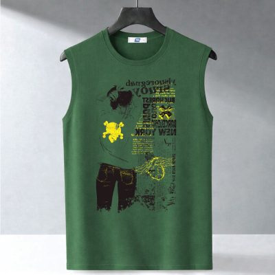 Áo Phông Ba Lỗ Nam Big Size BSX1932 Xanh Rêu