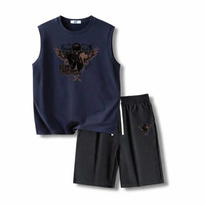 Bộ Đồ Thun Ba Lỗ Big Size Navy BSX1944 Bộ Tím: Thoải Mái Tối Đa, Phù Hợp Mọi Vóc Dáng