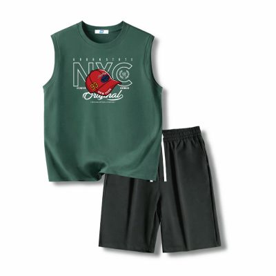 Bộ Đồ Thun Ba Lỗ Big Size Navy BSX1949 Bộ Đỏ: Thoải Mái Tối Đa, Phù Hợp Mọi Vóc Dáng