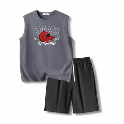 Bộ Đồ Thun Ba Lỗ Big Size Navy BSX1949 Bộ Đỏ: Thoải Mái Tối Đa, Phù Hợp Mọi Vóc Dáng