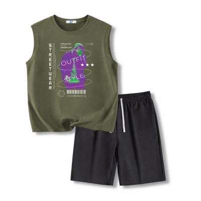 Bộ Đồ Thun Ba Lỗ Big Size Navy BSX1952 Bộ Đỏ: Thoải Mái Tối Đa, Phù Hợp Mọi Vóc Dáng